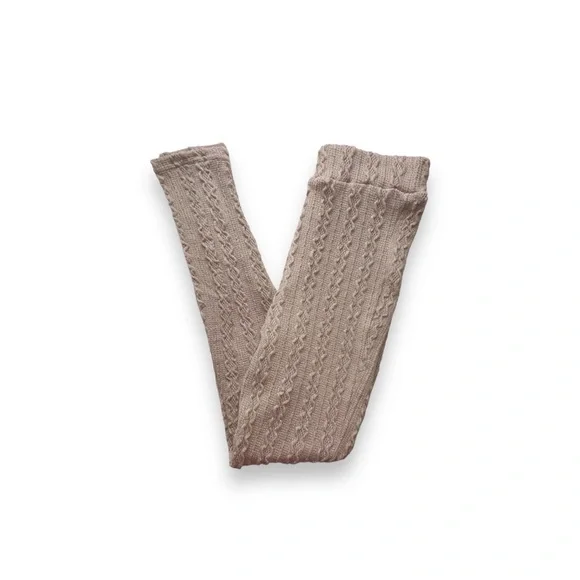 2-PIECE CABLE KNIT CROPPED LONG SLEEVE & HIGH WAIST SKINNY PANTS SET · NWOT - Picture 4 of 6